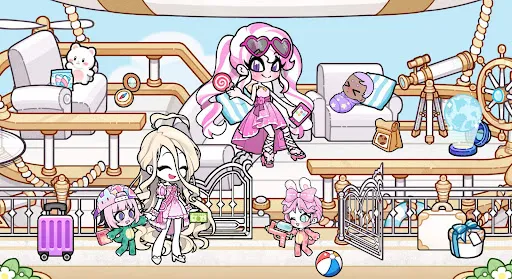 Character customization in Angela World